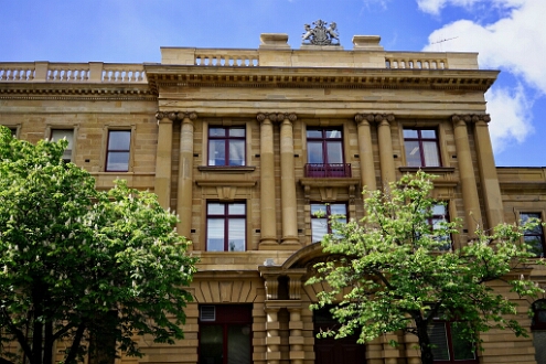 DSC02318 01-11-2016 Vandaag naar de hoofdplaats Hobart gereden. Town Hall.