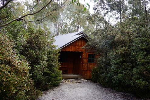DSC02431 Onze cottage bij Cradle Mountain Highlanders, met de naam 