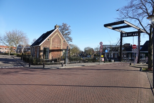 DSC01236 Verbouwd voormalig brugwachtershuisje bij de Laatste Stuiverbrug.