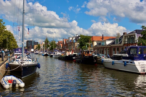 Stadsgracht Sneek. Stadsgracht Sneek